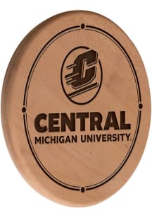 Central Michigan Chippewas Laser Engraved Sign - Brown