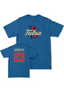 Willie Goodwyn Tulsa Golden Hurricane Youth Blue NIL Legacy Player Tee