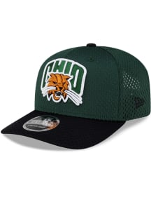 New Era Ohio Bobcats Jersey Mesh 9SEVENTY Stretch Snap Adjustable Hat - Green