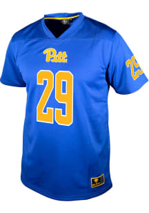 Luke DelGaudio  Genuine Collective Pitt Panthers Blue Football NIL Football Jersey