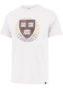 47 Harvard Crimson White Premier Franklin Tee Short Sleeve Fashion T Shirt