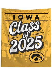 Iowa Hawkeyes Class of 2025 50x60 Tapestry Blanket