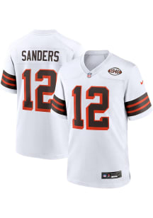 Shedeur Sanders  Nike Cleveland Browns White Alt Football Jersey