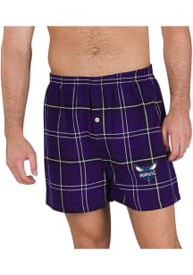 Concepts Sport Charlotte Hornets Mens Purple Ultimate Boxer Shorts