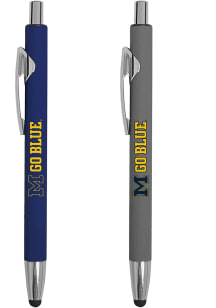 Michigan Wolverines 2 Pack Pen - Navy Blue