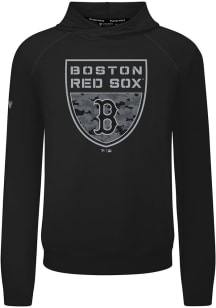 Levelwear Boston Red Sox Black Mandate Buckler Long Sleeve T Shirt