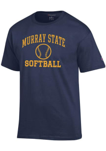 Champion Murray State Racers Navy Blue Softball Jersey Short Sleeve T Shirt