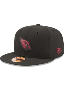 New Era Arizona Cardinals Black NFL Sideline 9FIFTY Mens Snapback Hat