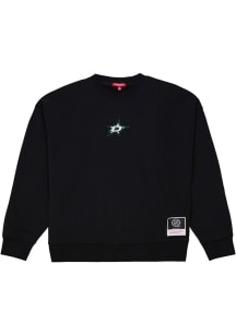 Mitchell and Ness Dallas Stars Womens Black Insignia Crew Sweatshirt
