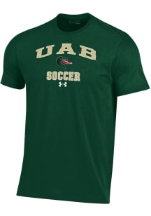 Under Armour UAB Blazers Green Soccer Performance Short Sleeve T Shirt