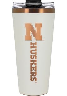Nebraska Cornhuskers 32oz Big Slim Stainless Steel Tumbler - White