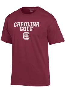 Champion South Carolina Gamecocks Red Golf Short Sleeve T Shirt
