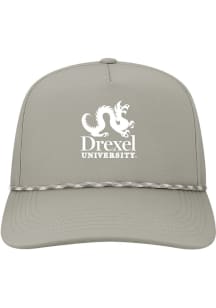 Drexel Dragons Caddy Adjustable Adjustable Hat - Grey