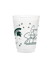 Michigan State Spartans 8pk Flex Party Reusable Disposable Cups