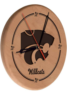 K-State Wildcats Laser Engraved Wall Clock