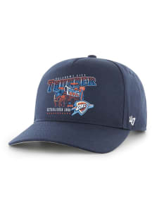 47 Oklahoma City Thunder Screen Graphic Hitch Adjustable Hat - Navy Blue