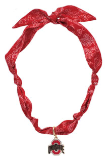 Ohio State Buckeyes Logo Bandana Scarf Necklace