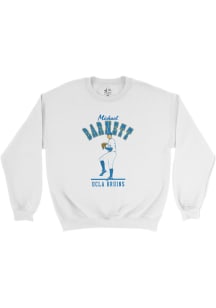 Michael Barnett UCLA Bruins Mens White Illustrated Player Crew
