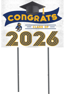 Kent State Golden Flashes KH Sports Fan Class of 2026 Yard Sign - Navy Blue
