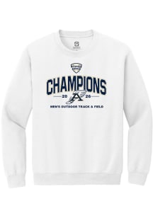 Summit Sportswear Akron Zips Mens White MAC 2026 Men's Outdoor Track & Field Champions Long Sleeve..