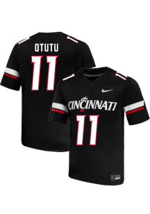 Chidera Otutu  Nike Cincinnati Bearcats Black NIL Name And Number Football Jersey