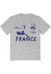 Vive La Fete France National Team Youth Ash Ian Short Sleeve T-Shirt