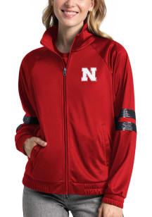 Nebraska Cornhuskers Womens Red Blitz Long Sleeve Track Jacket