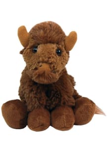 Buffalo 7in Loveable Bison Plush - Brown