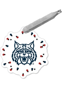 Arizona Wildcats Acrylic Lights Holiday ROC Ornament - Navy Blue