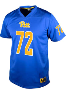 Isaiah Montgomery  Genuine Collective Pitt Panthers Blue Football NIL Football Jersey