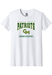 Summit Sportswear George Mason University Youth White Cross Country Short Sleeve T-Shirt