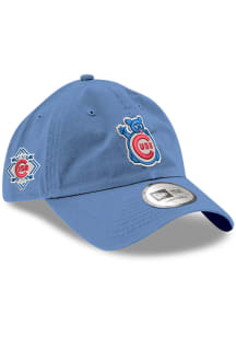 New Era Chicago Cubs Waving Bear 150th Anniversary Side Patch Casual Classic Adjustable Hat - Ligh..