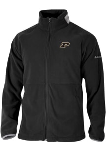Columbia Purdue Boilermakers Mens Black Everest Ridge Long Sleeve Full Zip Jacket