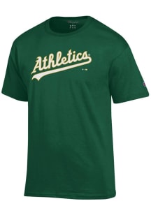 Champion Oakland Athletics Green Jersey Short Sleeve T Shirt