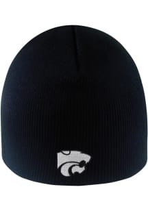 LogoFit K-State Wildcats Black Everest Mens Knit Hat