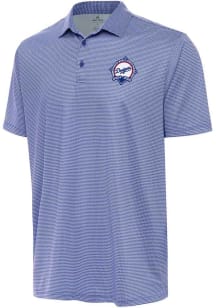 Antigua Los Angeles Dodgers Mens White Back to Back World Series Champions Rings Short Sleeve Polo