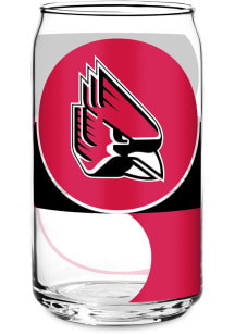 Ball State Cardinals Glass Pint Glass - White
