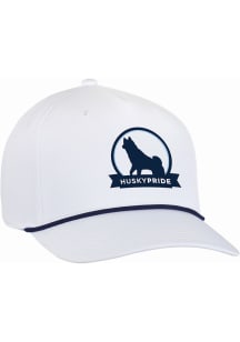 UConn Huskies Alto Rope 5-Panel Adjustable Hat - White