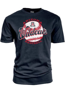Blue 84 Arizona Wildcats Navy Blue Flash Dance Baseball Short Sleeve T Shirt