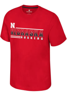 Colosseum Nebraska Cornhuskers Red Baron Short Sleeve T Shirt
