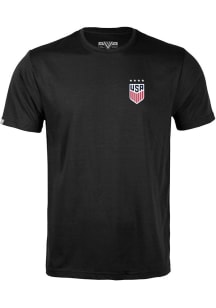 Levelwear USWNT Black Richmond LIT Short Sleeve T Shirt