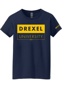 Summit Sportswear Drexel Dragons Womens Navy Blue Admitted Students Day 2019 Short Sleeve T-Shirt