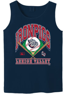 Summit Sportswear Lehigh Valley Ironpigs Blue Homefield Short Sleeve T Shirt