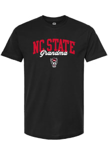 Summit Sportswear NC State Wolfpack Womens Black Grandma Short Sleeve T-Shirt