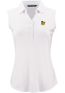 Cutter and Buck Baylor Bears Womens White Vault Forge Eco Polo Shirt
