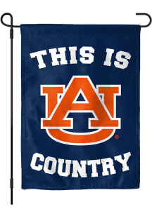 Auburn Tigers This is Country Garden Flag - Navy Blue