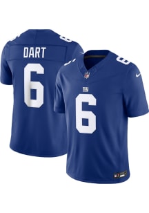 Jaxson Dart Nike New York Giants Mens Blue Home Limited Football Jersey