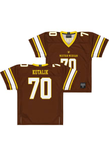 KJ Kotalik  Campus Ink Western Michigan Broncos Brown NIL Football Jersey