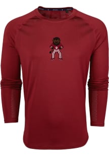 Greyson Indiana Hoosiers Mens Red Falcon Long Sleeve Crew Sweatshrt