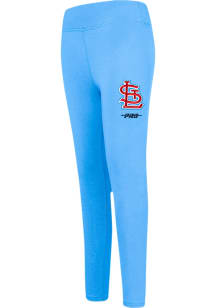 Pro Standard St Louis Cardinals Girls Light Blue Retro Classics Bottoms Leggings